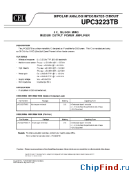 Datasheet UPC2708TB manufacturer CEL