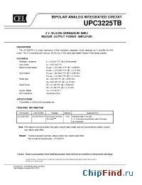 Datasheet UPC3225TB-E3-A manufacturer CEL