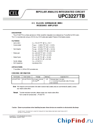 Datasheet UPC3227TB-E3-A manufacturer CEL