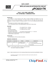 Datasheet UPC8231TK manufacturer CEL
