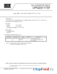 Datasheet UPG2311T5F-E2-A manufacturer CEL
