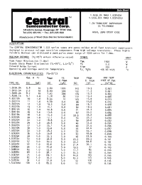 Datasheet 1.5CE120A manufacturer Central