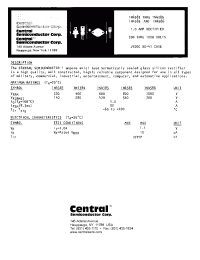 Datasheet 1N4383 manufacturer Central