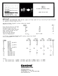 Datasheet 1N662A manufacturer Central