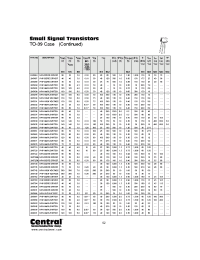 Datasheet 2N3634 manufacturer Central