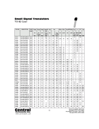 Datasheet 2N3905 производства Central