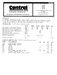 Datasheet 2N4103 manufacturer Central