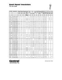 Datasheet 2N706C manufacturer Central
