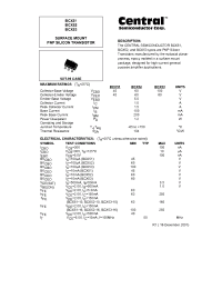 Datasheet BCX53 manufacturer Central