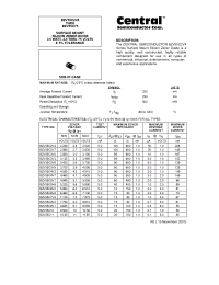 Datasheet BZV55C15 manufacturer Central