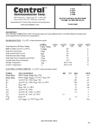 Datasheet C103A производства Central