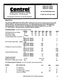 Datasheet CBR10-010P manufacturer Central