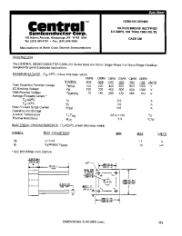 Datasheet CBR6-020 manufacturer Central