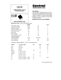 Datasheet CJD31CNPN производства Central
