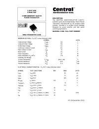 Datasheet CJD42C производства Central