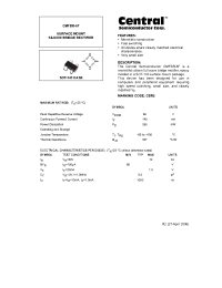 Datasheet CMFBR-6F производства Central