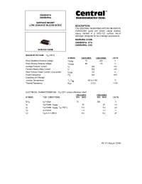 Datasheet CMHD457A производства Central