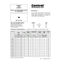 Datasheet CMHZ4618 производства Central
