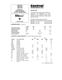 Datasheet CMKT5087 manufacturer Central