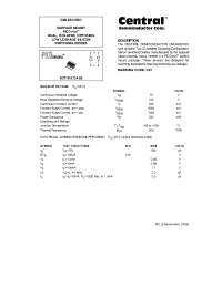 Datasheet CMLD6001DO manufacturer Central