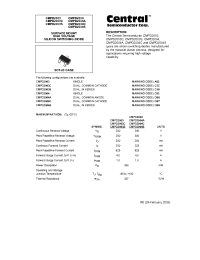 Datasheet CMPD2004 manufacturer Central