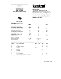 Datasheet CMPD2005S производства Central