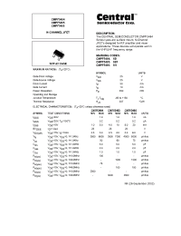 Datasheet CMPF5084 manufacturer Central