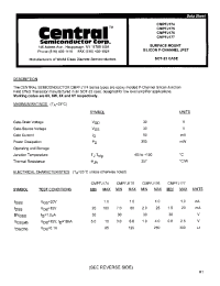 Datasheet CMPFJ176 manufacturer Central