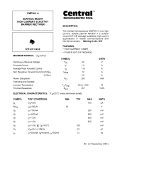 Datasheet CMPSH1-4 manufacturer Central