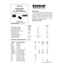 Datasheet CMPT3090L manufacturer Central