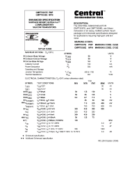 Datasheet CMPT5087E производства Central