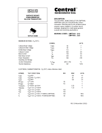 Datasheet CMPTA06 manufacturer Central