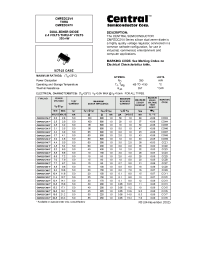Datasheet CMPZDC3V3 manufacturer Central