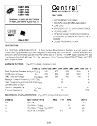 Datasheet CMR1-04M manufacturer Central