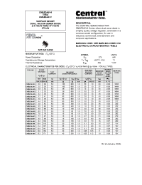 Datasheet CMSZDA2V4 manufacturer Central