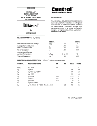 Datasheet CMUD7000 manufacturer Central