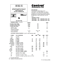 Datasheet CMUT5087E manufacturer Central