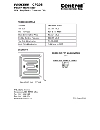 Datasheet CP208 manufacturer Central