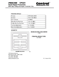 Datasheet CP221 производства Central