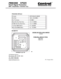 Datasheet CP225 производства Central