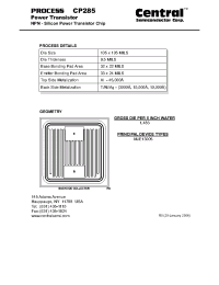 Datasheet CP285 производства Central