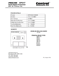 Datasheet CP317 производства Central
