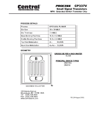 Datasheet CP337V производства Central