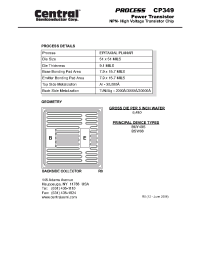 Datasheet CP349 производства Central