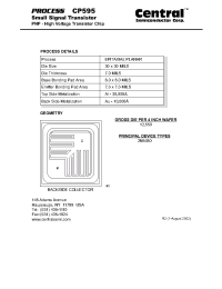 Datasheet CP595 manufacturer Central