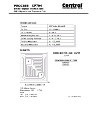 Datasheet CP704 производства Central