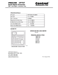 Datasheet CP707 manufacturer Central