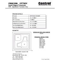 Datasheet CP792 производства Central