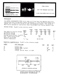 Datasheet cpr6v-020 производства Central