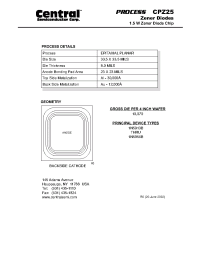 Datasheet CPZ25 manufacturer Central